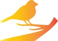 Bird Vector SVG design Royalty Free Stock Photo