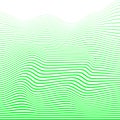 Green vector abstract wave illustration for web design and posts. Without background