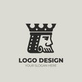 Free vector branding identity corporate vector logo a design Royalty Free Stock Photo