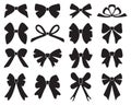 Collection of bow ties Royalty Free Stock Photo