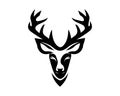 creative deer head logo design Deer art