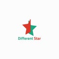Two And A Half Star Logo In Two Colors
