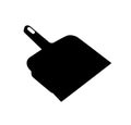 washing and cleaning Dustpan silhouette