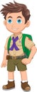 cute boy scout cartoon