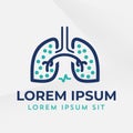 Lungs logo icon medical diagnostic vector pulmonary Pulmonology Pulmo