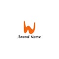 W Letter Abstract Logo