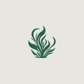 a logo that symbolically uses seaweed