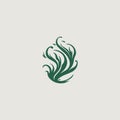 a logo that symbolically uses seaweed