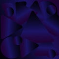 dark gradient wallpaper with geometric shapes for your screen Royalty Free Stock Photo
