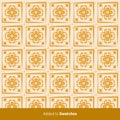 Evector historycal encaustic tile seamless pattern