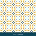 Unique vector moroccan tile seamless pattern