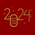 New Year, New Beginnings: Welcome 2024 with Optimism Royalty Free Stock Photo