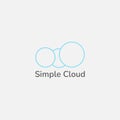 Cloud Logo Of Three Circles