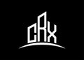 Letter CRX building vector monogram logo design template. Building Shape CRX logo.