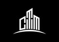 Letter CTM building vector monogram logo design template. Building Shape CTM logo. Royalty Free Stock Photo