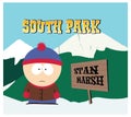 South Park. Stan Marsh isolated vector editorial Royalty Free Stock Photo