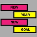New Year New Goal - - 2024 Hope Royalty Free Stock Photo