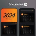 Third Quarter of 2024 Calendar