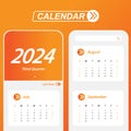 Third Quarter of 2024 Calendar