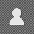 Blank avatar photo placeholder icon. User Interface design. Vector illustration.