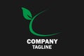 Y Leaf Company logo Web, graphics and logo design Royalty Free Stock Photo