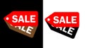 SALES - SALE TAGS VECTOR ART Royalty Free Stock Photo