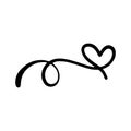 Heart Doodle Cartoon Element