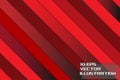 Abstract red line vector background. Royalty Free Stock Photo