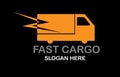 Colorful Cargo Co Logo Symbolic Vector Royalty Free Stock Photo