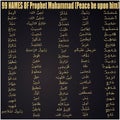 99 names of prophet muhammad