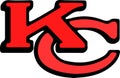 Abstract Kansas City Chiefs Team logo design on white
