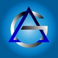 Gaming Logo - AG Gamer Royalty Free Stock Photo