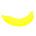 Fruits Vector - A piece of Banane Royalty Free Stock Photo
