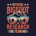 Official Bigfoot research team Royalty Free Stock Photo