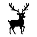 Best Vector Reindeer Charm Icon for T-shirts Royalty Free Stock Photo
