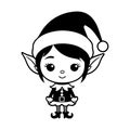 Best 300 DPI Christmas Elf Illustration for Print Files