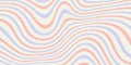 Distorted wavy line pattern, optical illusion effect. Retro background with psychedelic texture Royalty Free Stock Photo