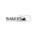 Simple minimalist Bakery logo Royalty Free Stock Photo