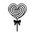 Best Valentine\'s Day Lollipop Heart Vector Royalty Free Stock Photo