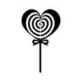 Best Valentine\'s Day Lollipop Heart Vector Royalty Free Stock Photo
