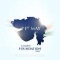 Gujarat Foundation Day Celebrations, Gujarat Sthapana Divas Royalty Free Stock Photo