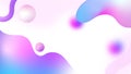 Abstract Gradient Background, Fluid Shapes, Modern Design Royalty Free Stock Photo