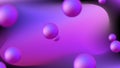 Abstract Purple Spheres Background, Gradient, Modern Design Royalty Free Stock Photo