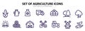 agriculture icons vector design Royalty Free Stock Photo