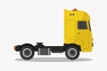 Illustrated semi truck Royalty Free Stock Photo