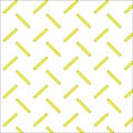 Seamless yellow diagonal lines geometric pattern on a clean white background Royalty Free Stock Photo