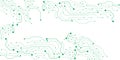 Green circuit board texture design background Royalty Free Stock Photo