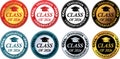 Class of 2026 Graduation Congratulations Badge Set Royalty Free Stock Photo