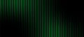 Abstract green vertical lines on black background, gradient effect, digital art, geometric pattern, modern design, clean graphic Royalty Free Stock Photo