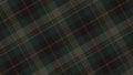 Checkered tartan plaid with twill weave repeat pattern in green black white.Christmas gingham seamless pattern. Royalty Free Stock Photo